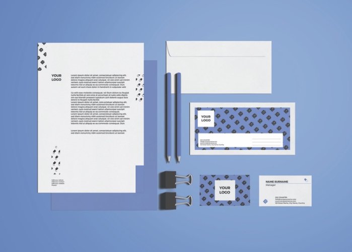 Trendy Medical_Stationery & Icons Design